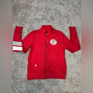 NWT Women’s Ohio State Full Zip , Colosseum Jacket, Red, Sz Small